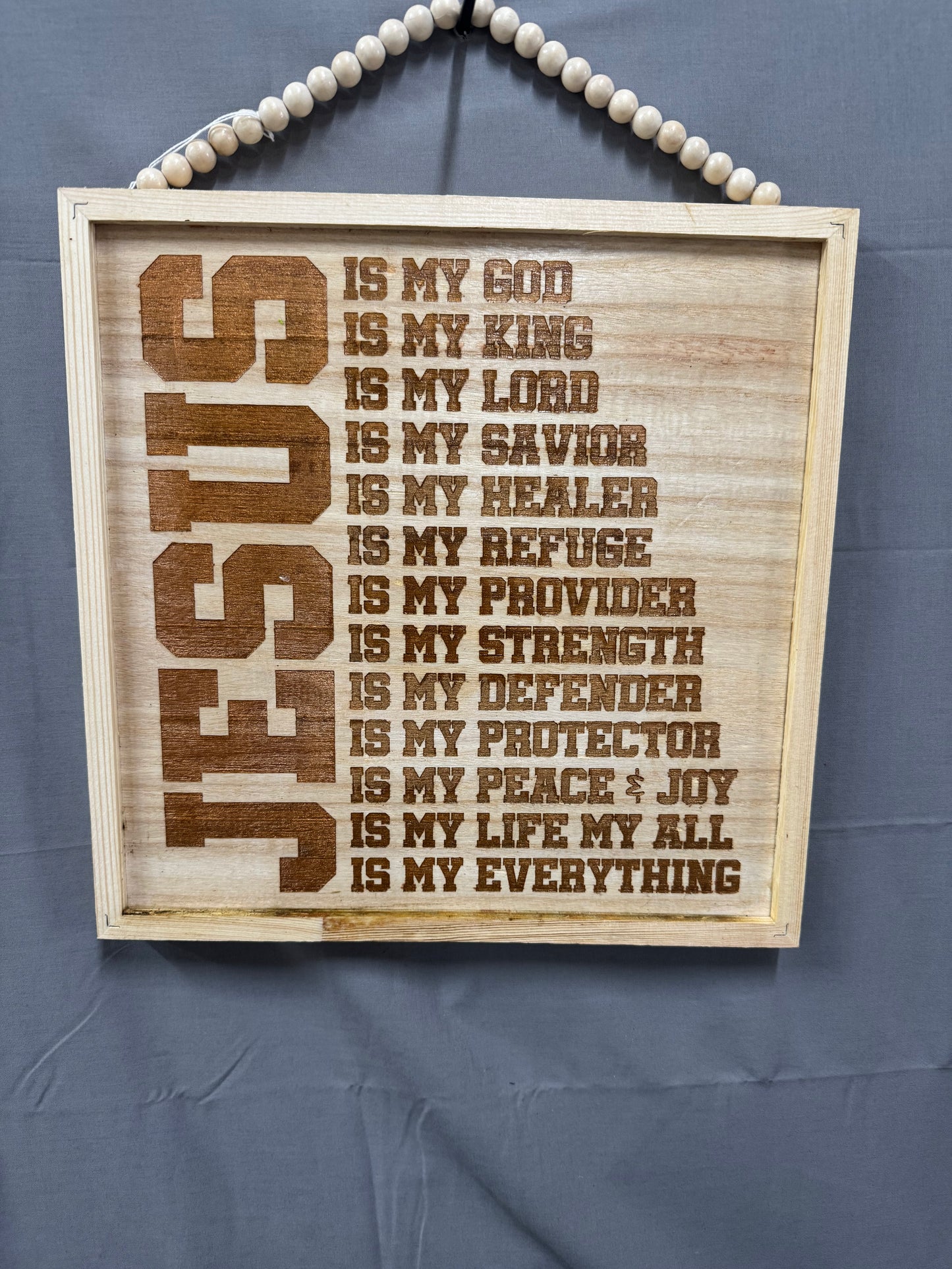 Home Decor Jesus sign