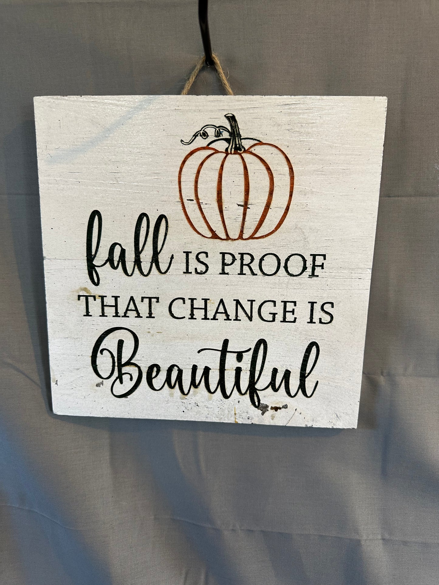 Fall is proof sign